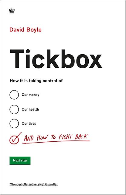 Tickbox by David Boyle Paperback