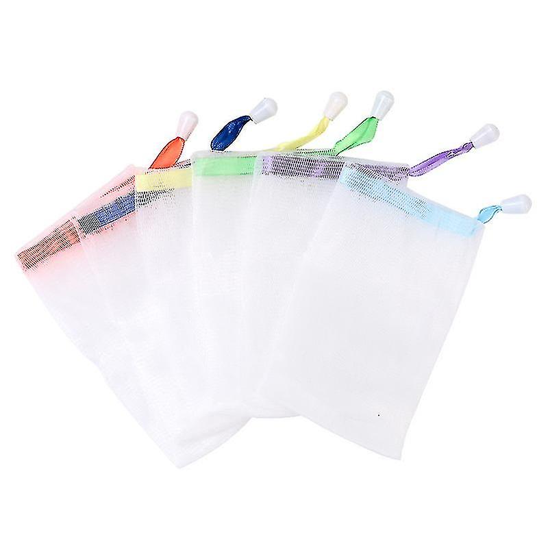 Mesh Soap Bag, Exfoliating Mesh Soap Saver Pouch With Drawstring, Soap Bubble Mesh Bags, Soap Sack