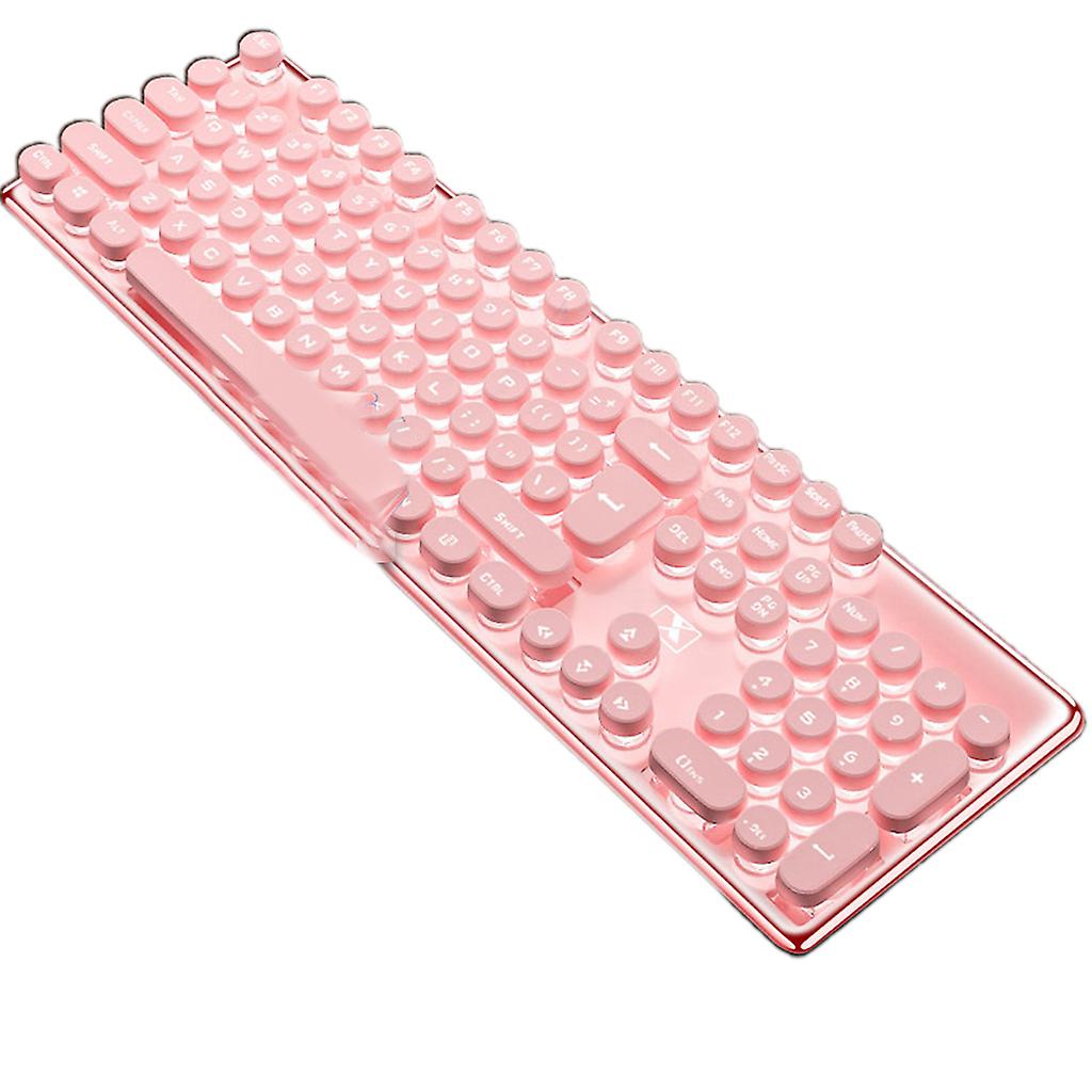 Mechanical Feeling Gaming Keyboard LED Rainbow Backlit Keyboard for Desktop PC