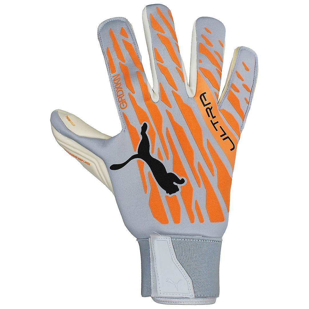 Puma Ultra Grip 1 Hybrid ProCat Logo Grey/Orange Men Goalkeeper