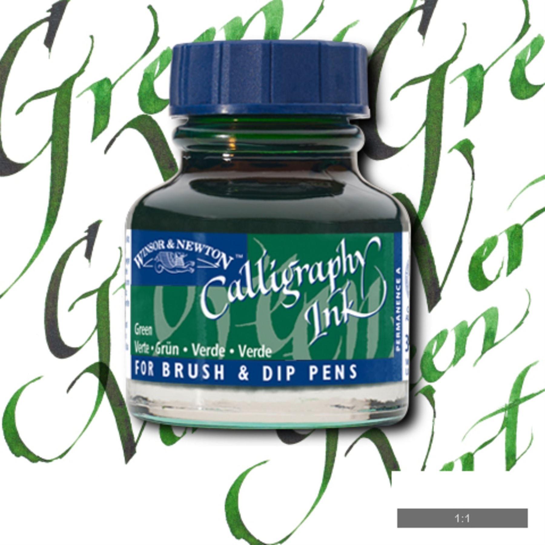 Winsor & Newton Designers Calligraphy Ink - Green - 30ml