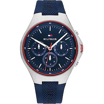 Justin Men's Analog Quartz Watch with Silicone Bracelet 1792057