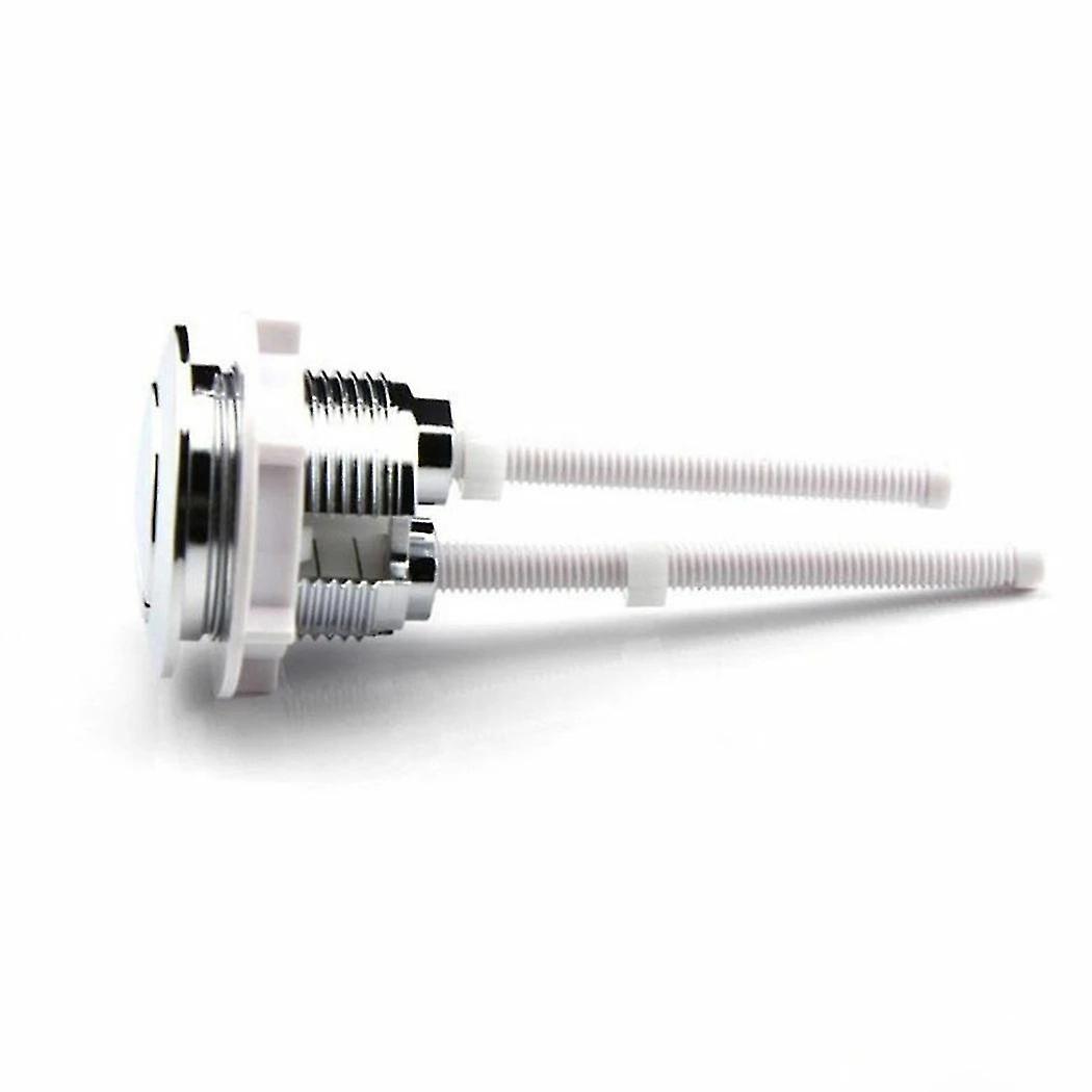 38 Mm Double Push Button For Toilet Flush Chrome High Pressure Pumping Toilet Accessories Closes Tool