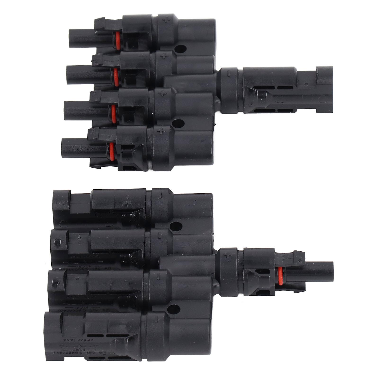 1 Pair Solar Branch Connector Panel Parallel Connection Cable Splitter Coupler DIY Mount Tool T5 