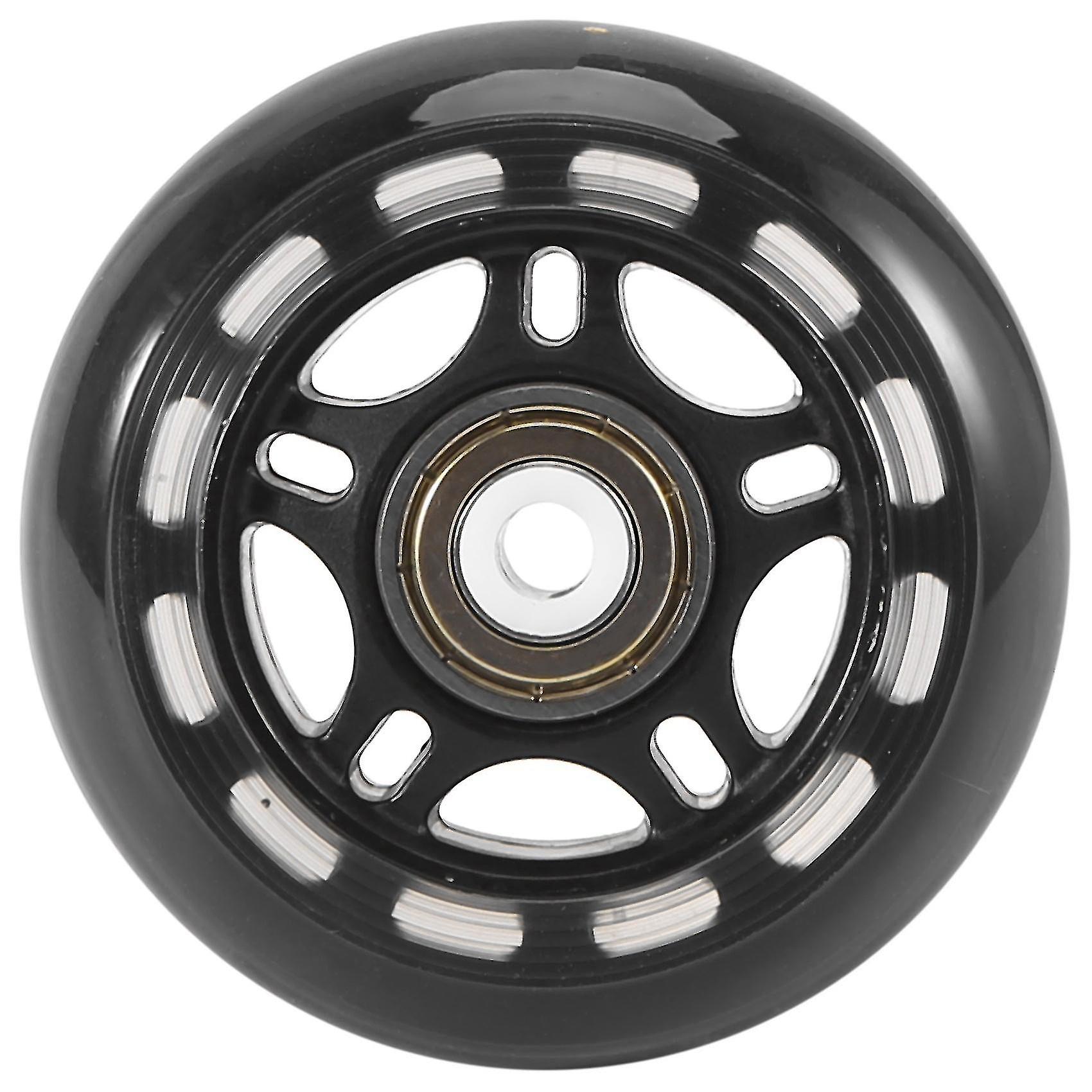 8 Pack Inline Skate Wheels Beginner's Replacement Wheel With Bearings Wheels 70mm