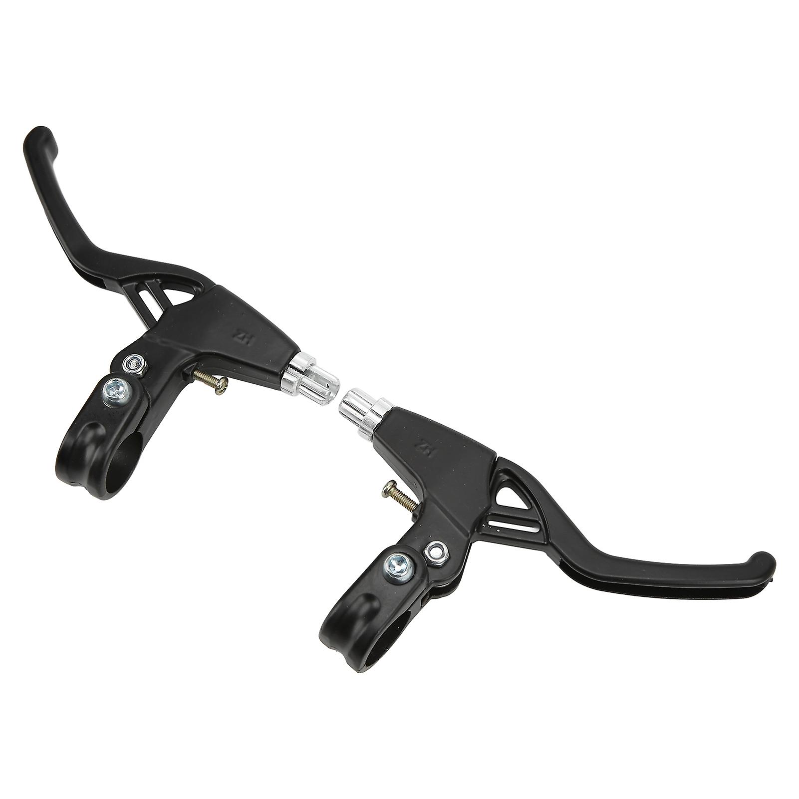 2Pcs Mountain Bike Brake Lever Aluminum Alloy Black Hard Thick Durable Speed Change Bicycle Handle