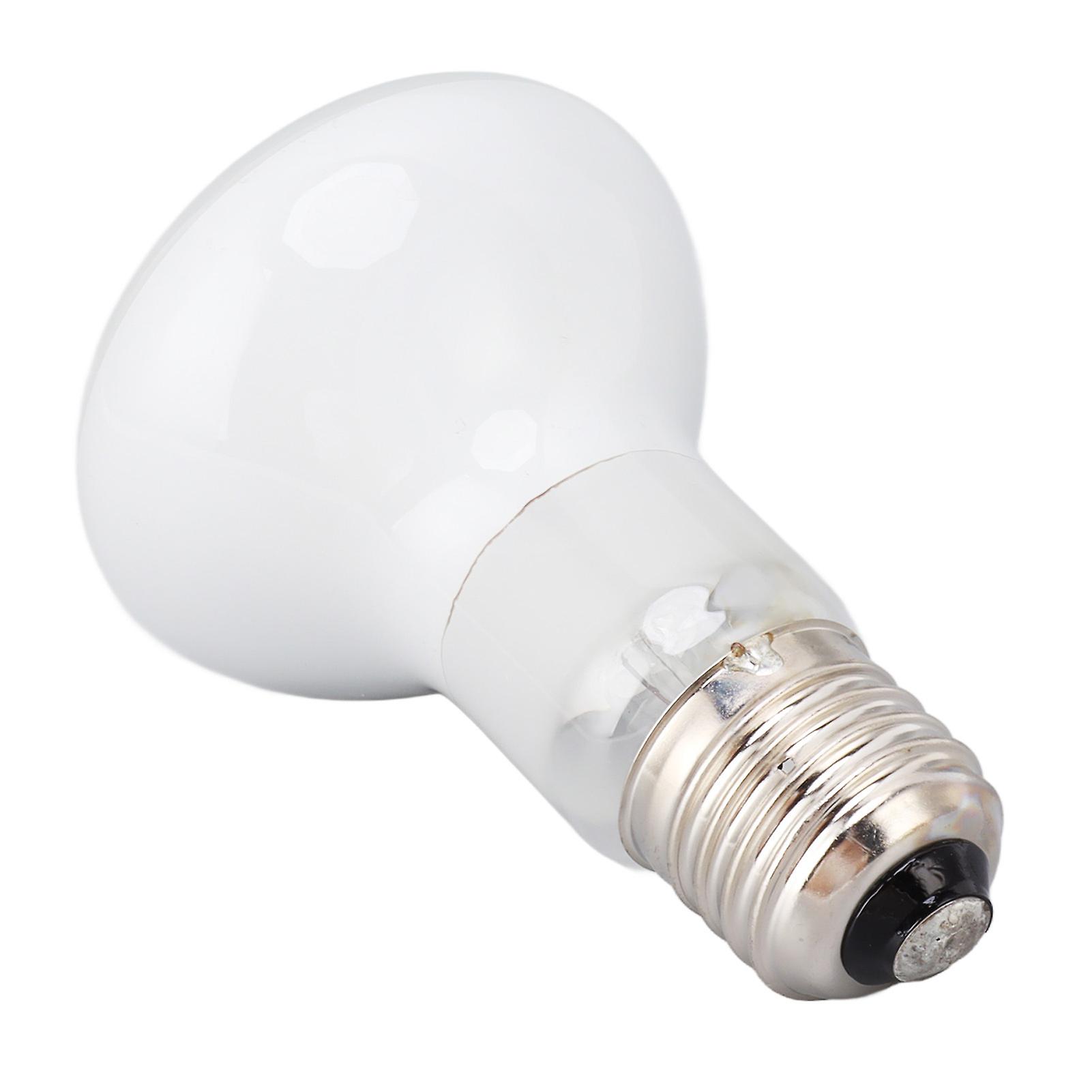 E27 UVA Reptile Heat Lamp Bulb for Reptile Amphibian Bearded Dragons Turtles Ball Pythons 220‑240V White 100W 