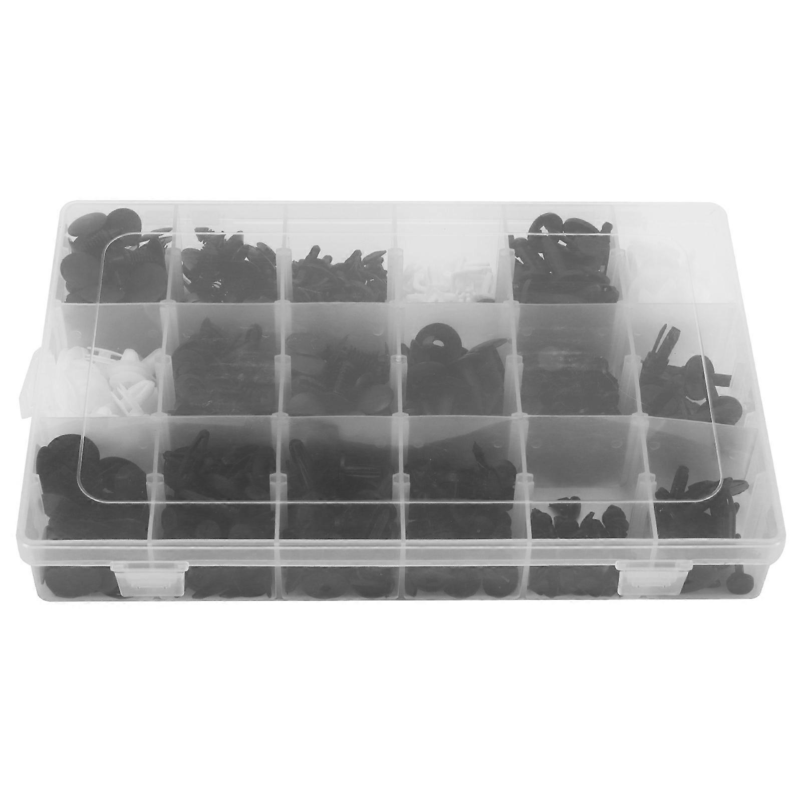415Pcs Car Push Retainer Clips Kit with 5 Remover Tools Set