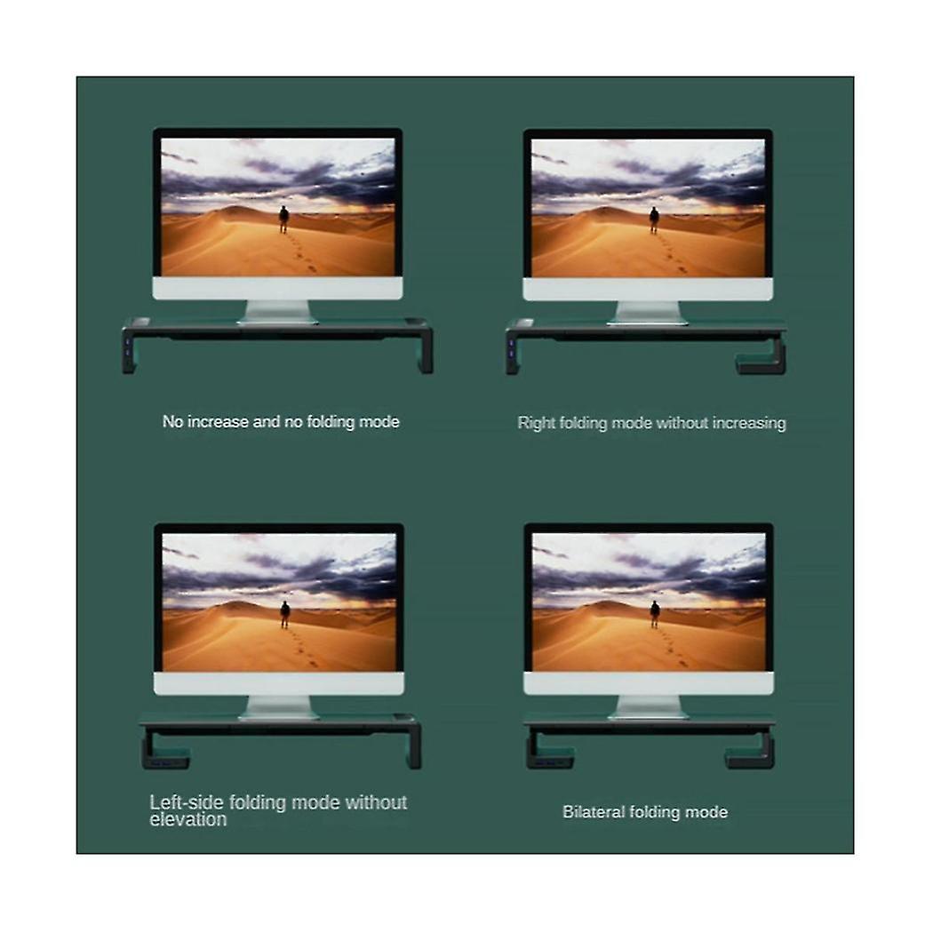 Monitor Increases Elevated Usb Expansion And Folding Computer Desktop ...