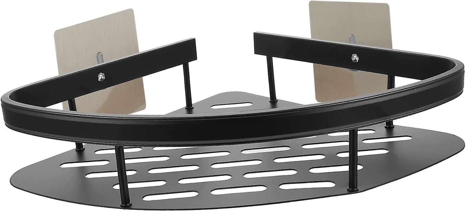 Bathroom Shelf - Triangular Shelf Corner-22x295.5CM, (Black) 1pc