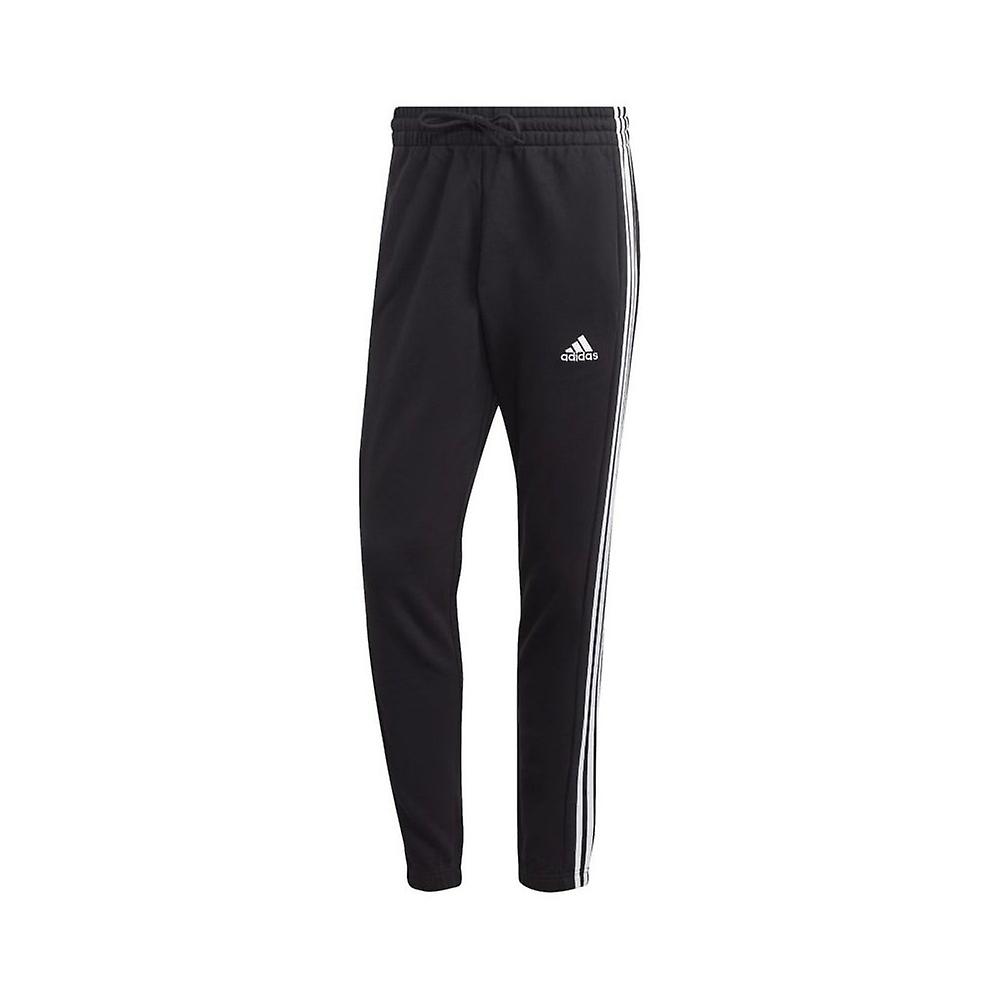 Spodnie Adidas Essentials French Terry Tapered Cuff 3-paski IC0050
