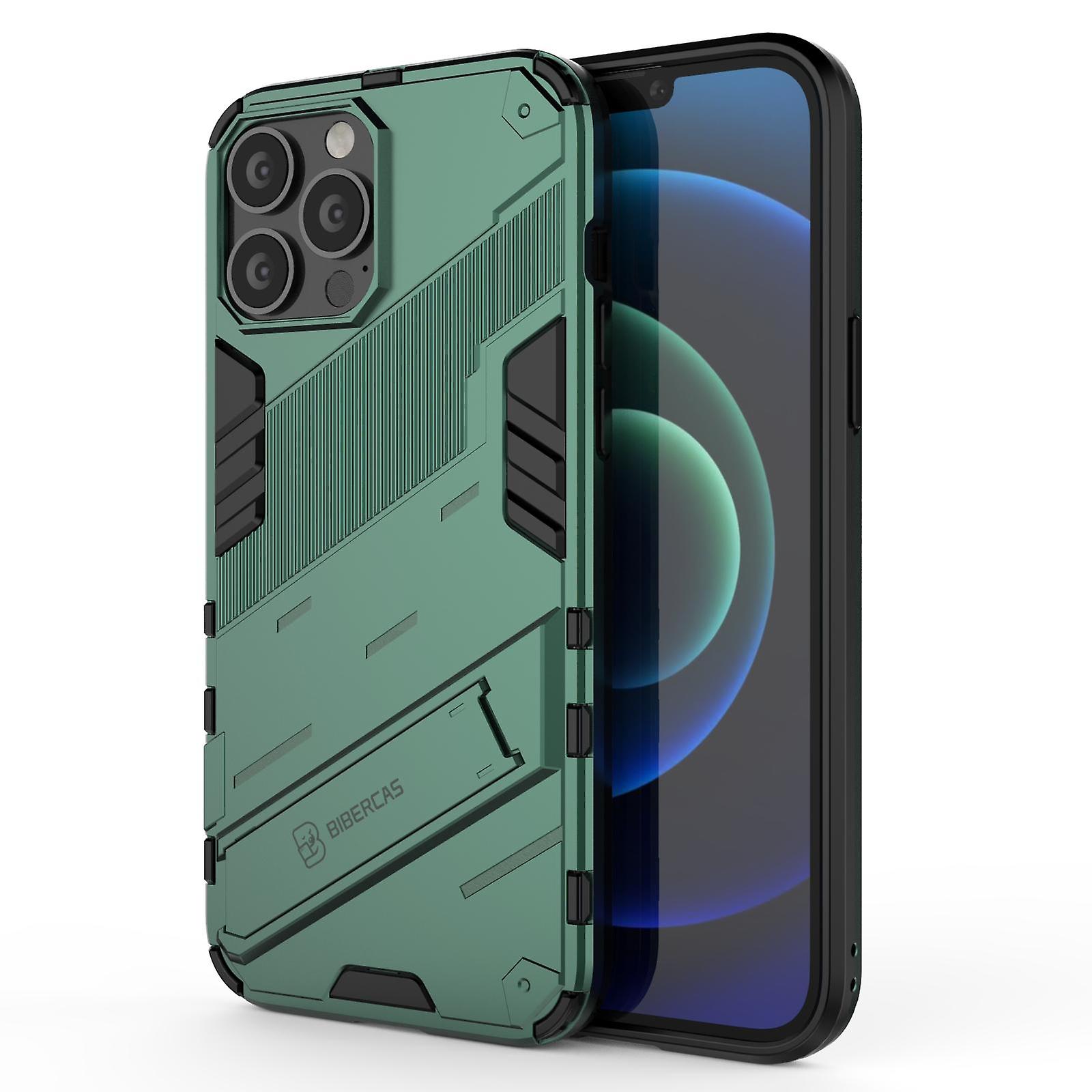 Slim Case For iPhone13 Pro Max Shockproof Dual-Layer Stand Cover