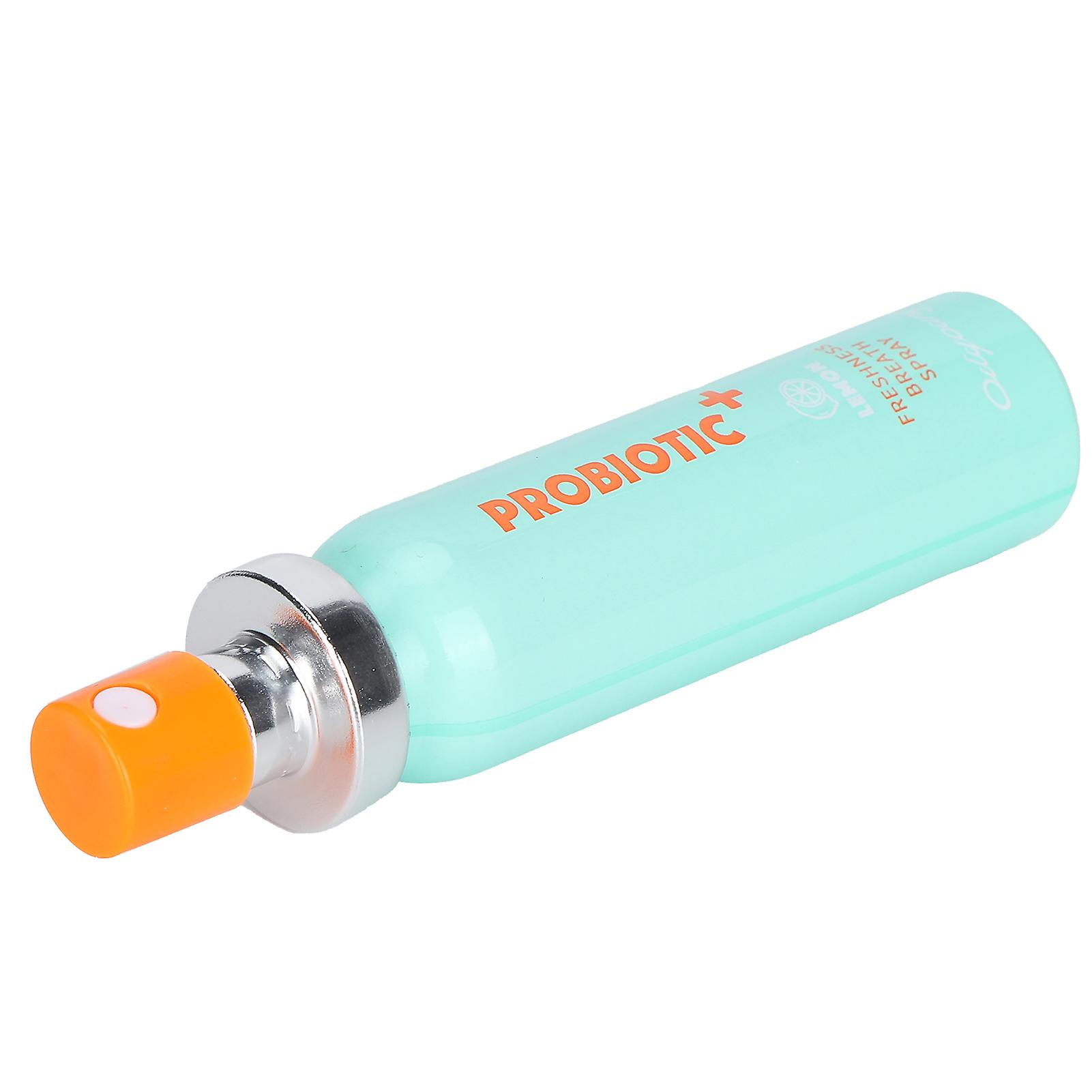 Probiotics Mouth Spray Bad Breath Freshener Oral Spray for Breath Freshening Lemon