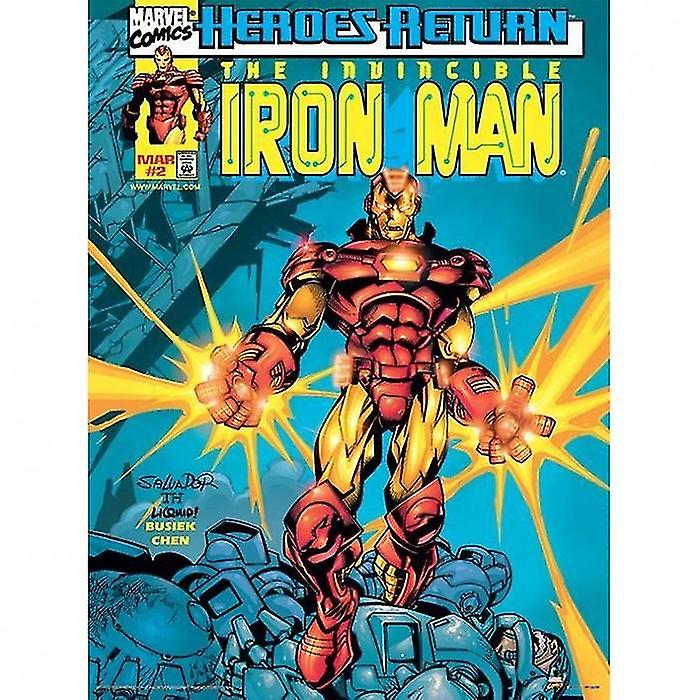 Marvel Comics Iron Man Heroes Retour Imprimer