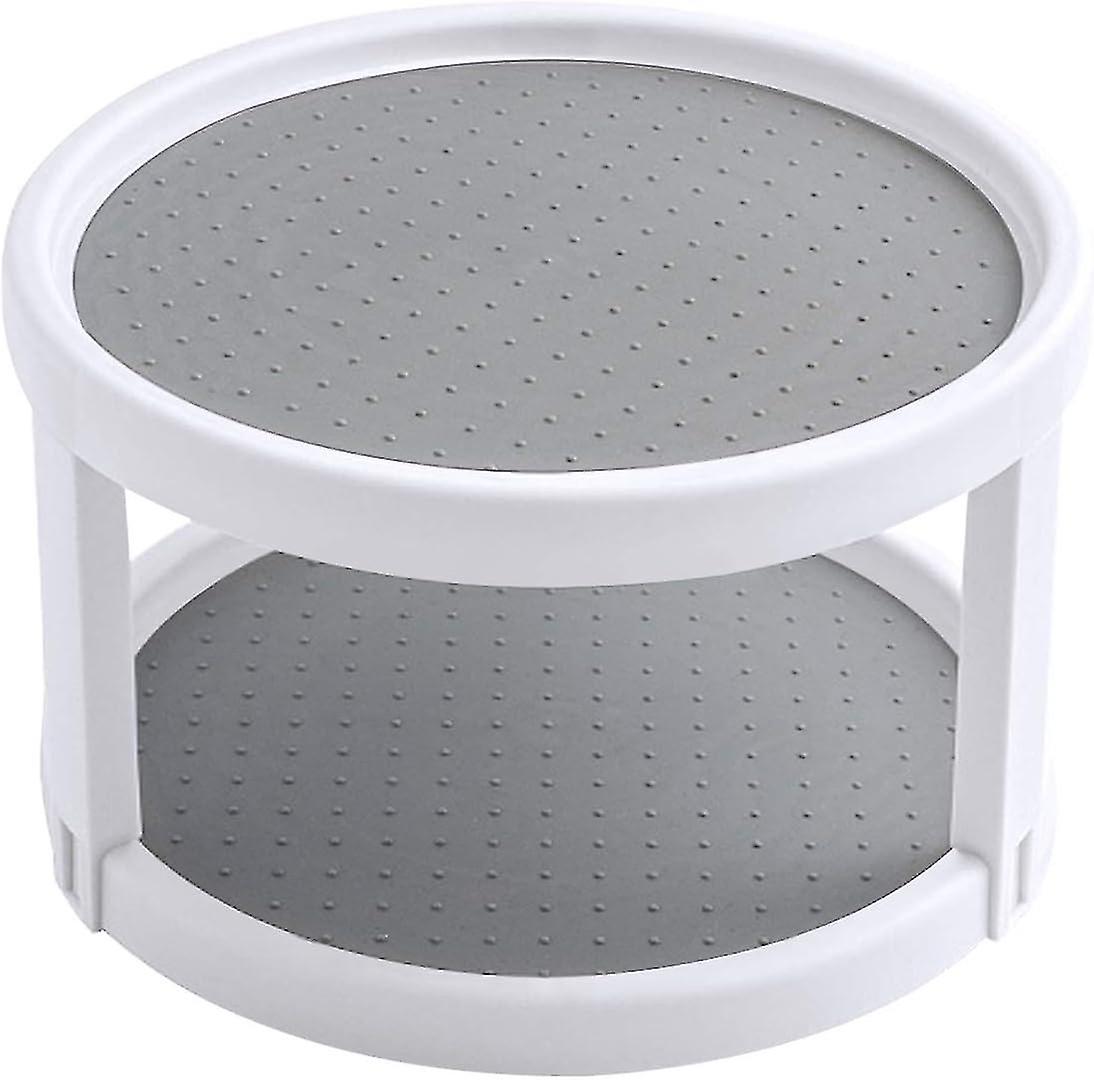 Spice Turntable, Cupboard Spice Rack, 2 Tier Rotating Spice Rack Spice Rack Storage Rack, for Kitche