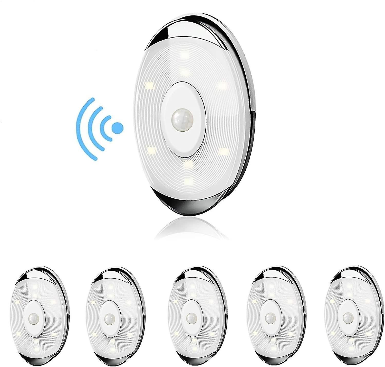 LED Cabinet Lights, 6 Pack Indoor Wireless Motion Sensor Lights