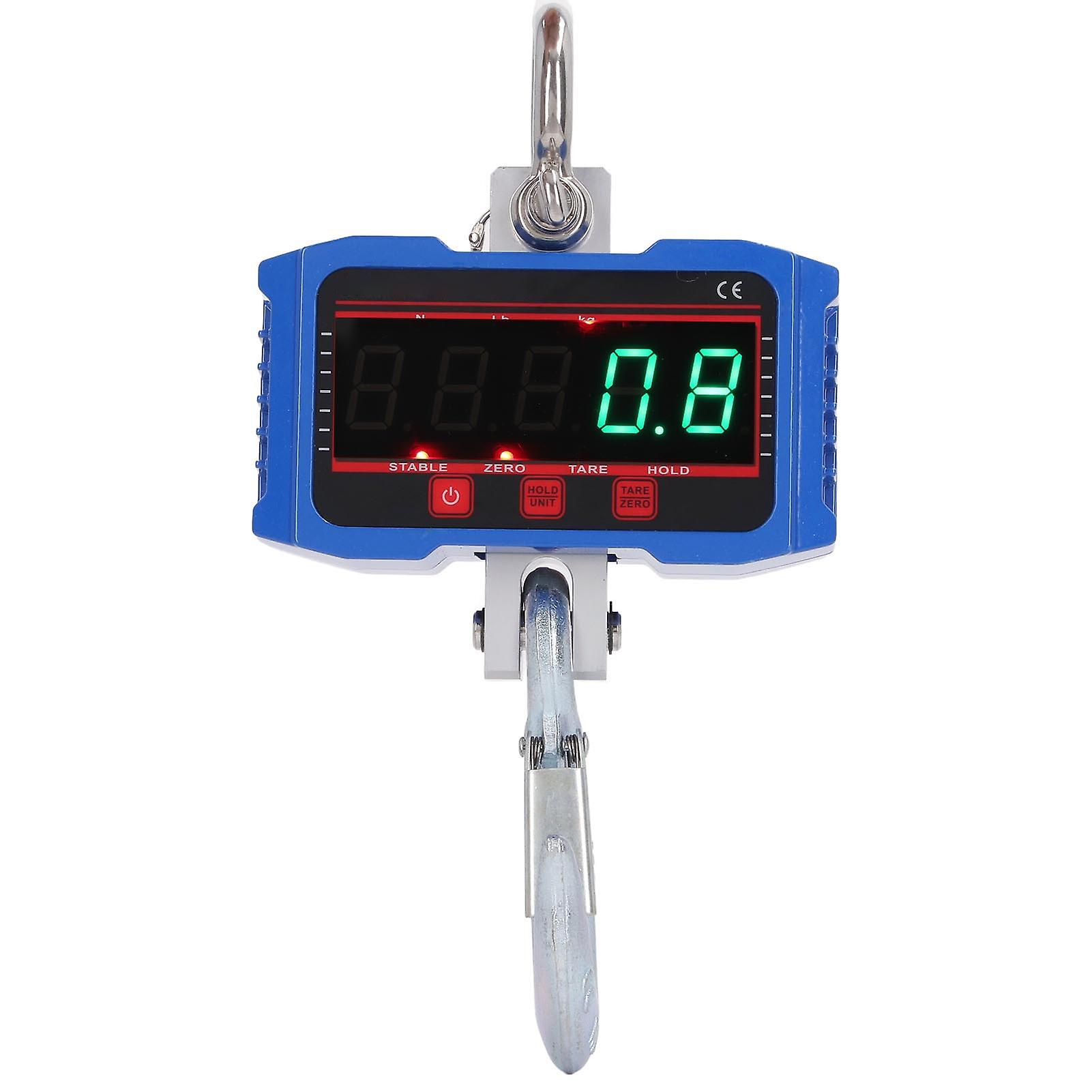 Hanging Scale 500KG/1000LB Blue LED Digital Display Remote Control