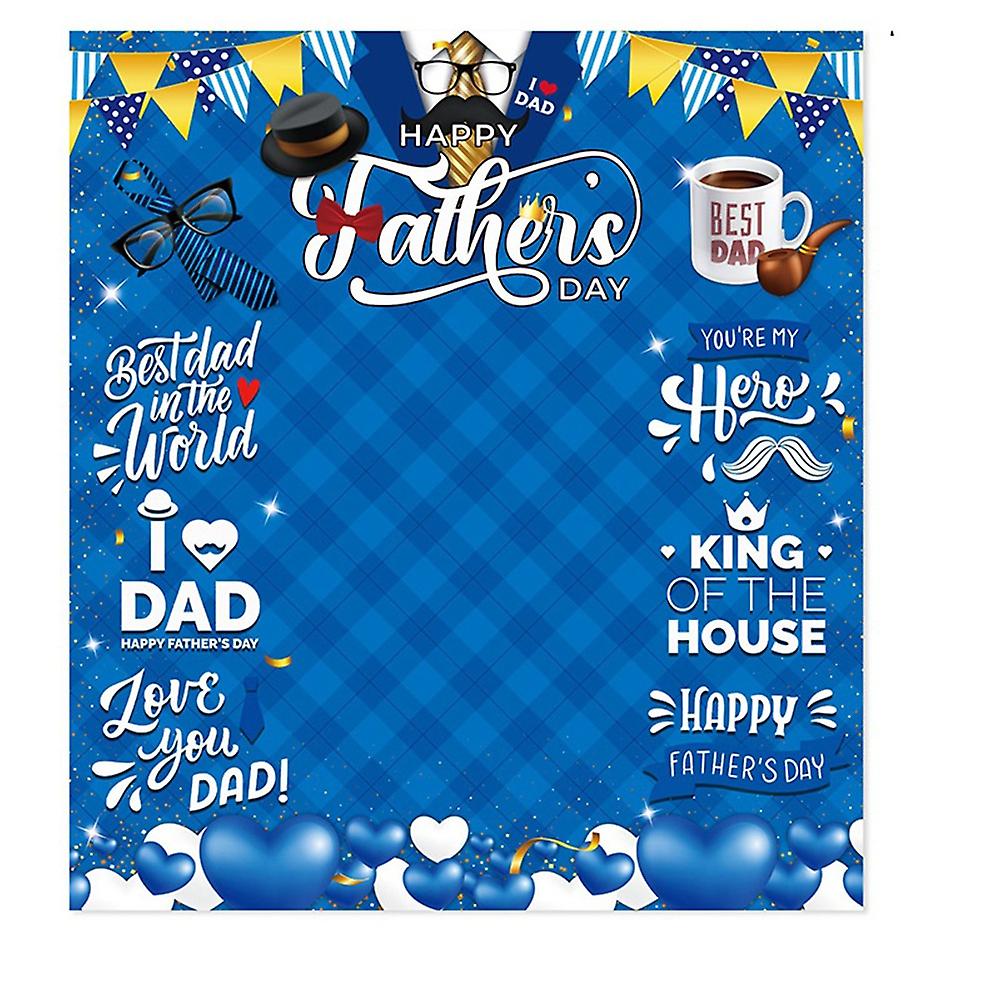 180x200cm Father'S Day Single Side Photo Backdrop Father'S Day Portable Multi-Functional Photo Backdrop Backdrop