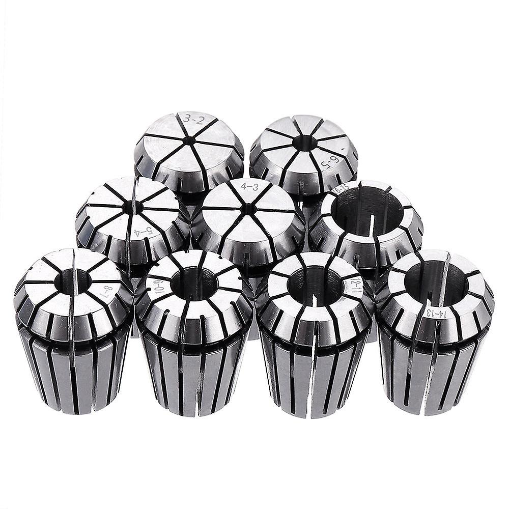 9Pcs Er25 Spring Collet Set With Mt Collet Chuck Holder For Cnc Milling Lathe Tool
