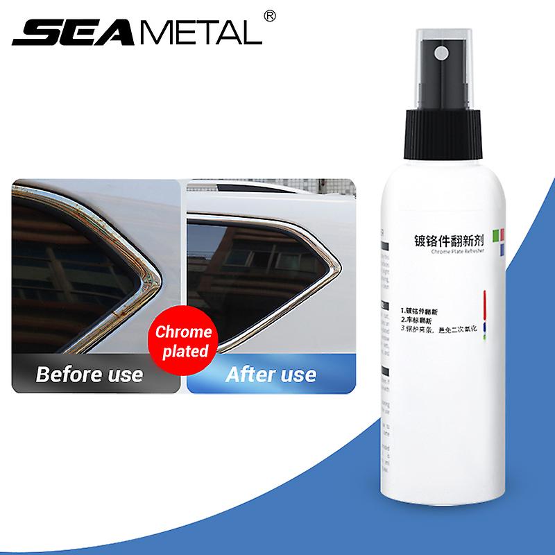 120ml Car Chrome Refurbishment Agent Rust Remover Car Rust Refining Cleaning Agent Rust Inhibitor For Car Accessories