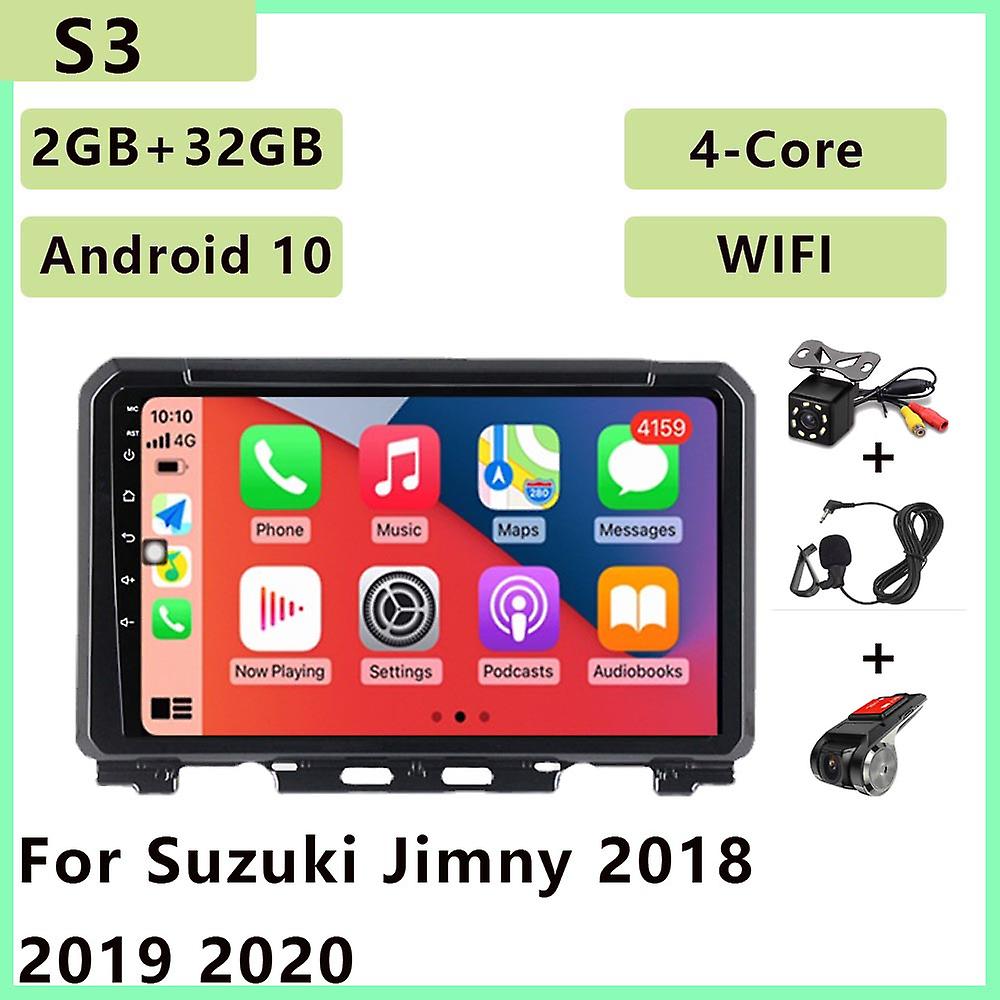 2din 4+64g Auto Android Car Radio Multimedia Player 4g Carplay Gps Navigation Dsp Rds No Dvd For Suzuki Jimny 2018 2019 2020