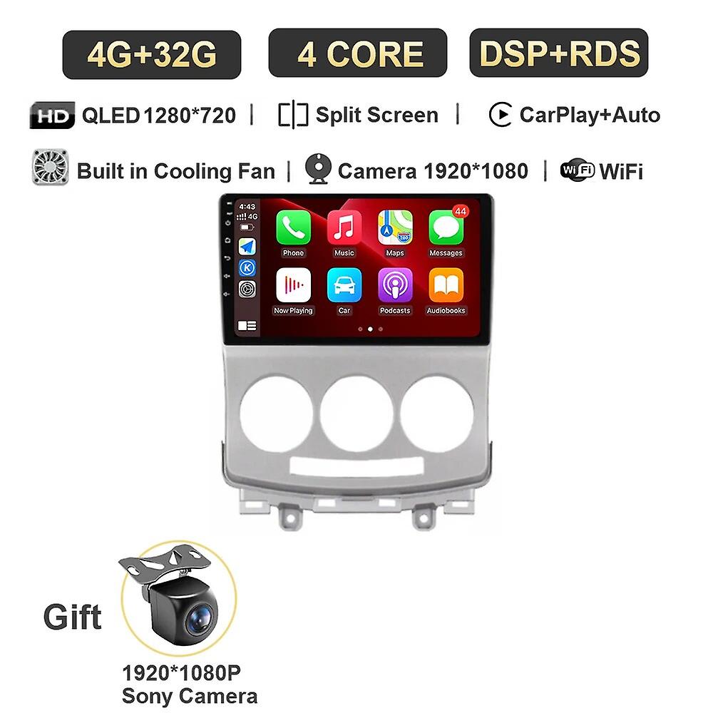 Android 13 For Mazda 5 2005-2010 Car Radio 2 Din Multimedia Video Player Stereo Carplay Auto Speakers Head Unit Audio Rds 4g Bt