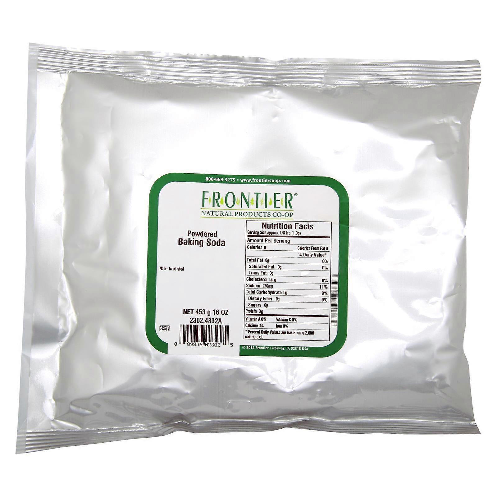 Frontier Herb Baking Soda Powder - Single Bulk Item - 1lb