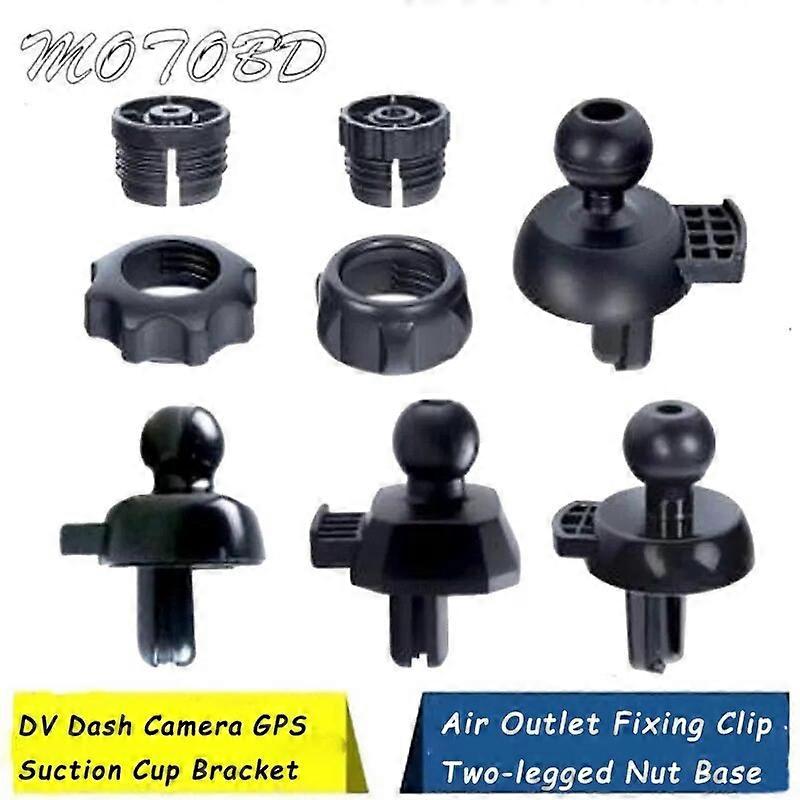 Air Outlet Fixing Clip Two~legged Nut Base Option Holder for Car Dvr Mount GPS DV Dash Camera Suction Cup Bracket Universal Base ST1M699