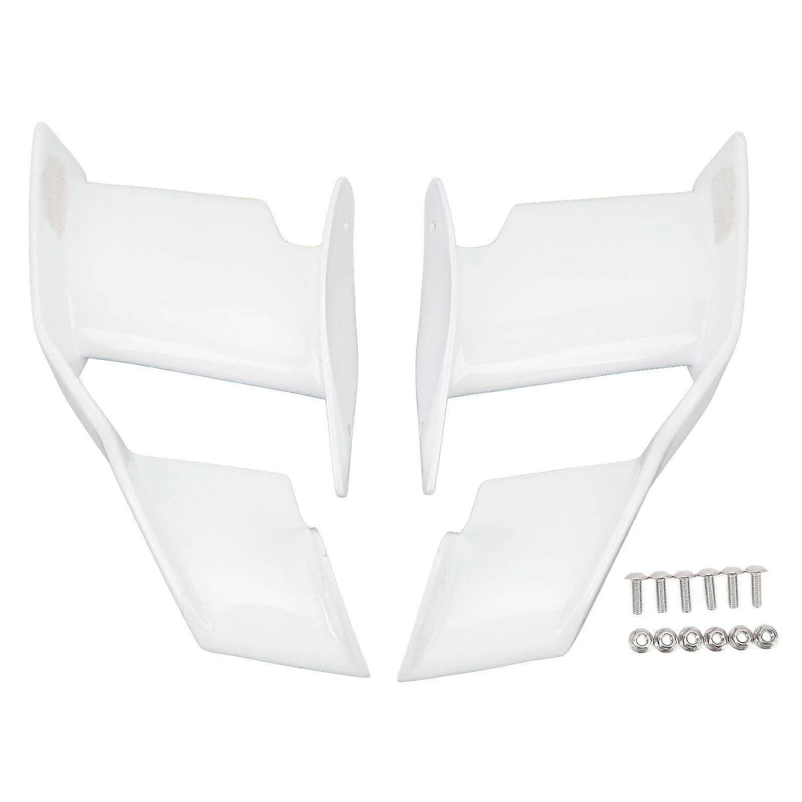 Motorcycles Fairing Side Winglet Increased Stability Reduce Vibration Aerodynamic White for S1000R M1000R 2021 to 2023 NO.0406