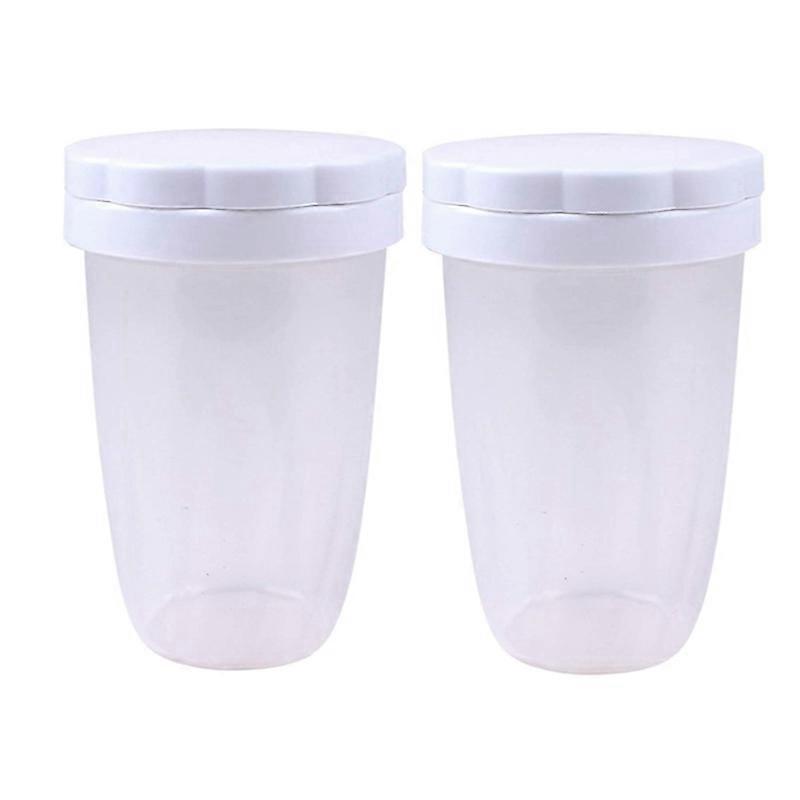 2 Pcs Icing Sugar Shaker Flour Shaker With Lid For Cocoa Shaker Cinnamon Powder Flour Spice Cake Baking Flour Sieve Tool