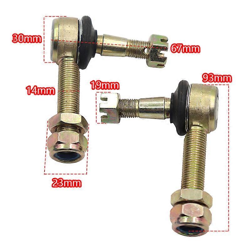 M12-m14 60mm Adjustable Conical Ball Joint Kit Fit For Chinese China 50cc 49cc 110cc Electric Atv Utv Buggy Quad Bike Parts