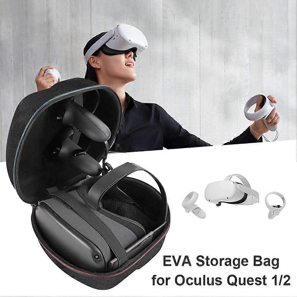 Hard Travel Storage Case for Oculus Quest 2 Quest VR Mediator set Cross-Material