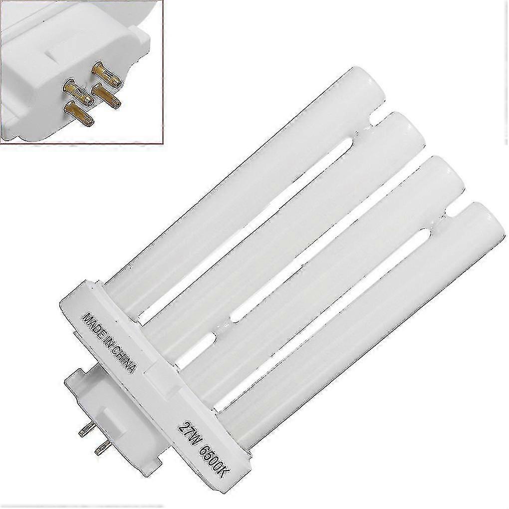Fml 27ex-n 27w 4 Pin Quad Tube Energy Saving Compact Fluorescent Light Bulb 6500k Rows_Dec