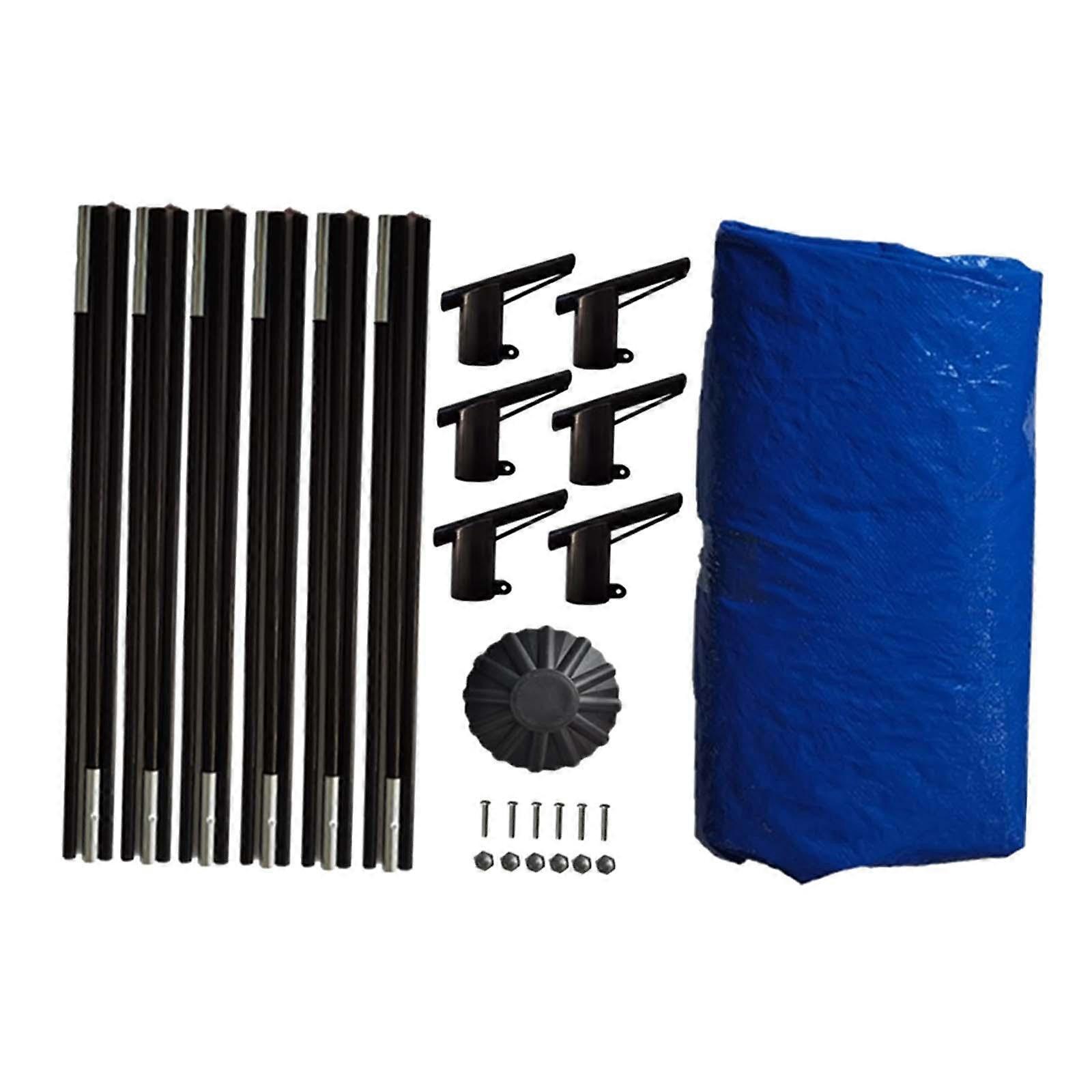 トランポリンテントカバー ブラケット付き 芝生 屋外スポーツ ガーデン用 6フィート 6ロッド