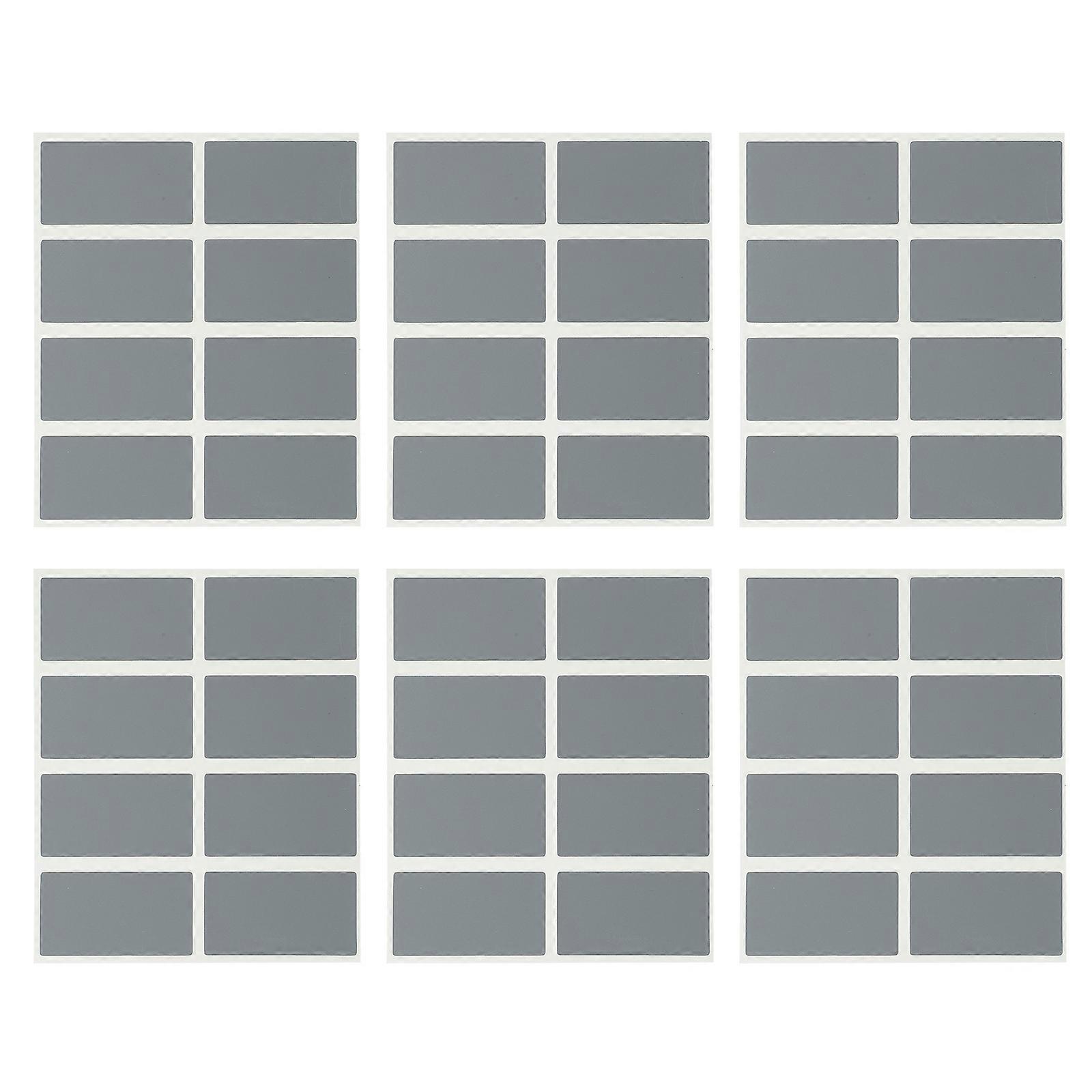 100pcs Rectangular DIY Scratch Off Stickers Self Adhesive Peel and Stick Labels