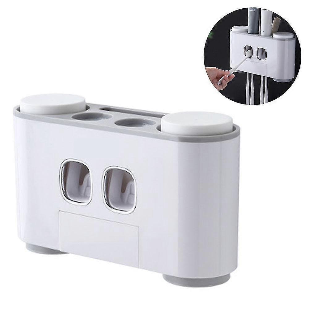 Multifunctional Wall-mounted Space-saving Toothbrush And Toothpaste