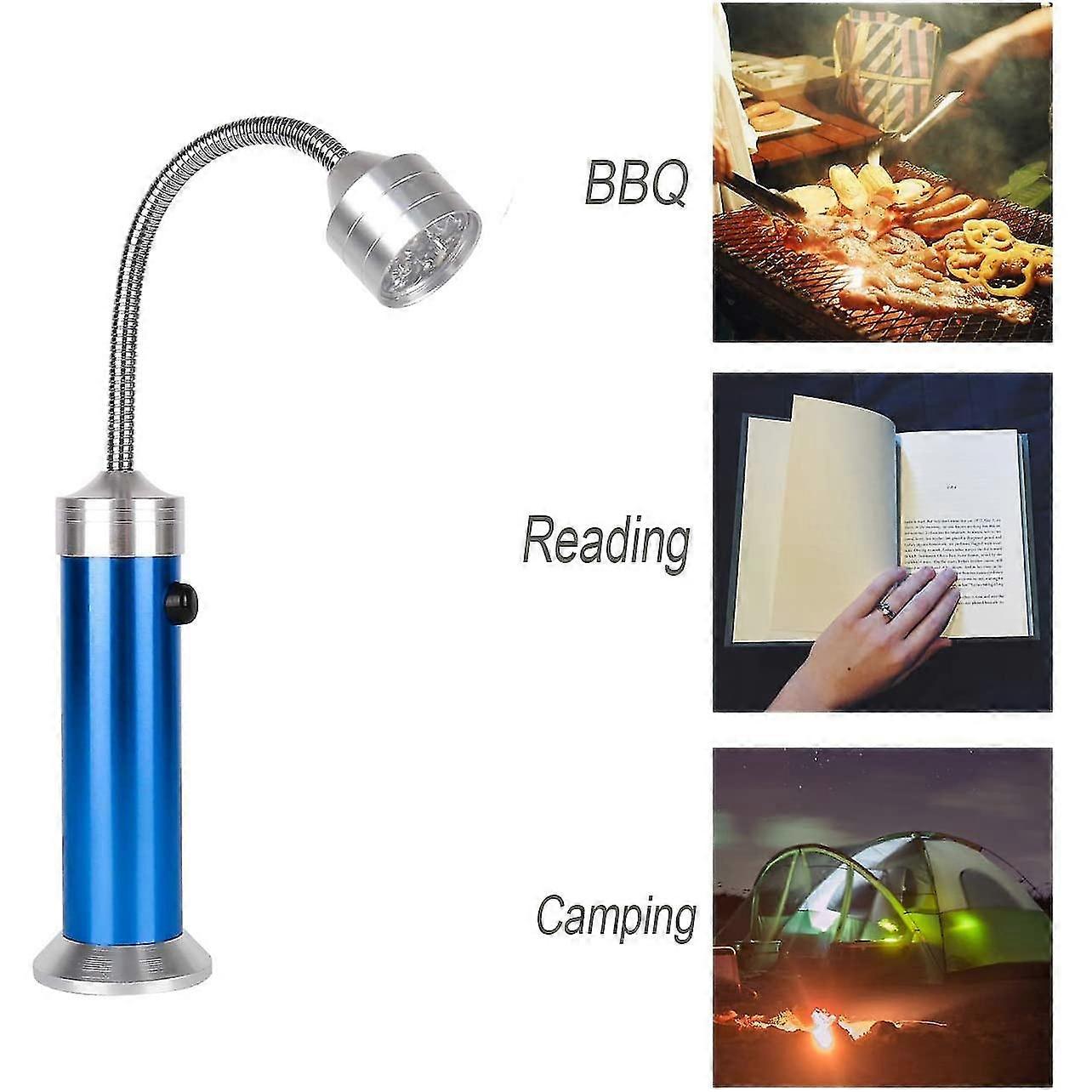 IMAGE BBQ Grill Light - 10 Super Bright LED Lights With 360° Rotation For Outdoor Cooking