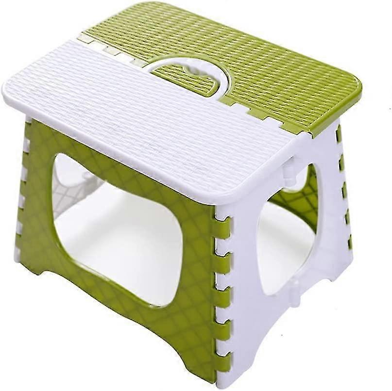 Folding Chair, Thickened Plastic Folding Stool, Safe And Solid Shower Stool, One Button Opening, Convenient For Indoor And Outdoor Use (green)