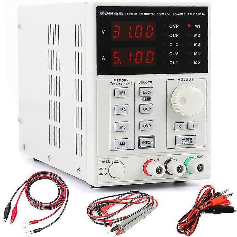 Ka3005d high accuracy programmable dc power supply adjustable digital laboratory power supply 30v 5a 4ps ma 110v or 220v