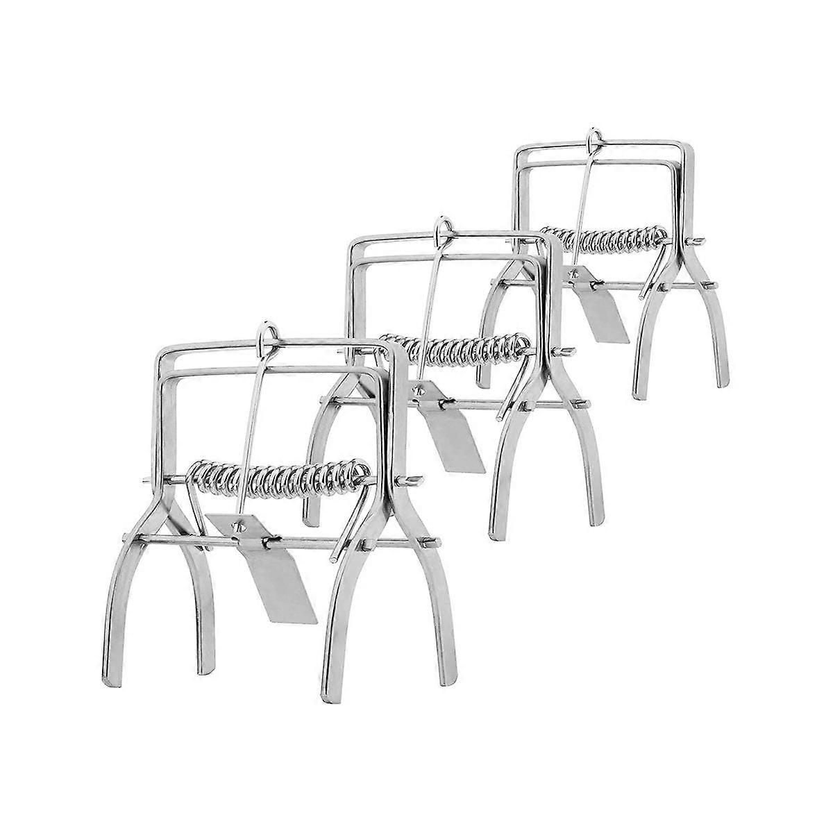 Mole Trap (Pack of 3) Powerful Trap to Catch Moles Protect Your Lawn & Garden , Reusable Mole Trap