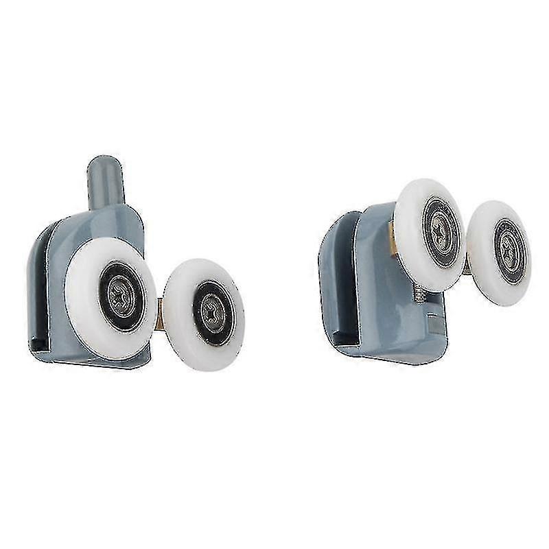 Shower Door Rollers, Sliding Shower Doors Wheels Replacement Roller Runner Wheel Shower Doors Rollers (4pcs, Blue)