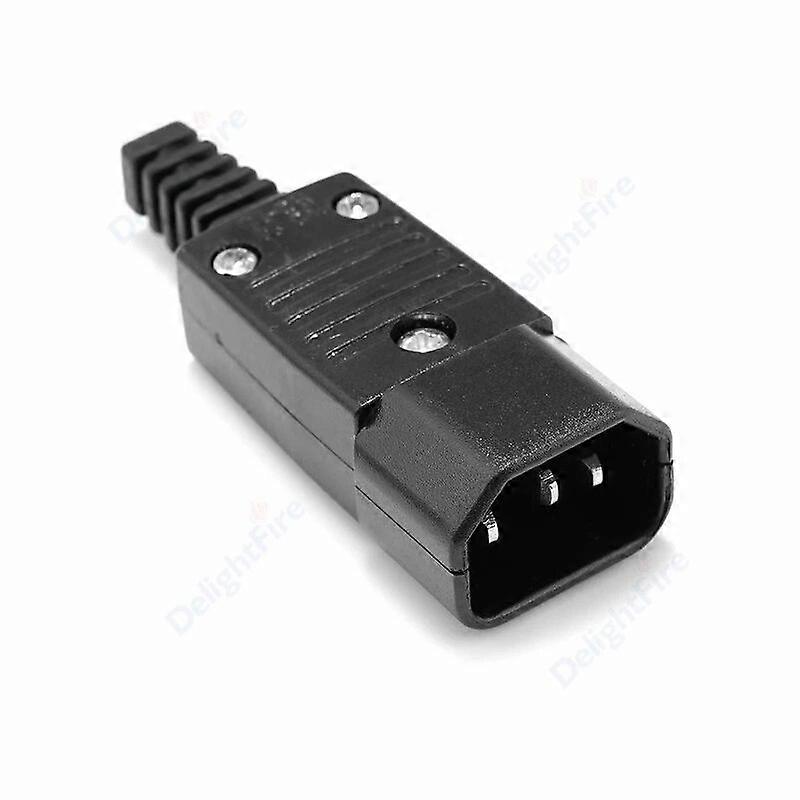 AC Electrical Socket IEC C13 C14 250V10A Power Panel Socket PDU UPS Rewirable Wiring Plug Battery Receptacle Docking Outlet