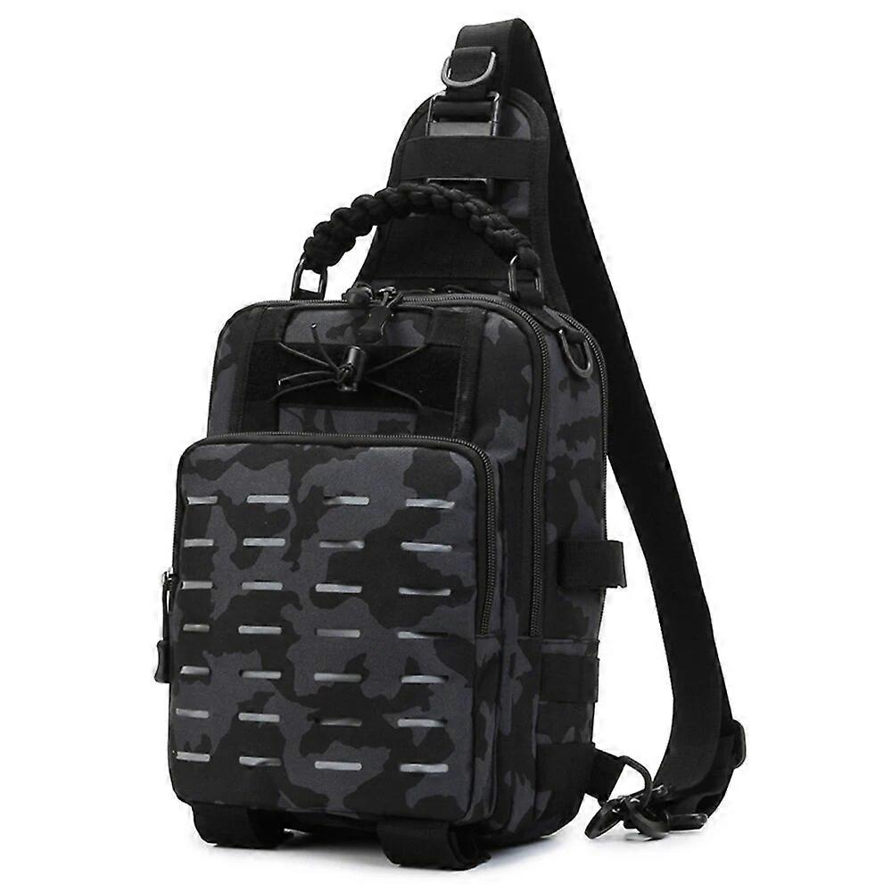 Multifunktionale Angelgerät Tasche Fischköder Köder Aufbewahrungspack wasserdichte Einzelschultertasche Rucksack