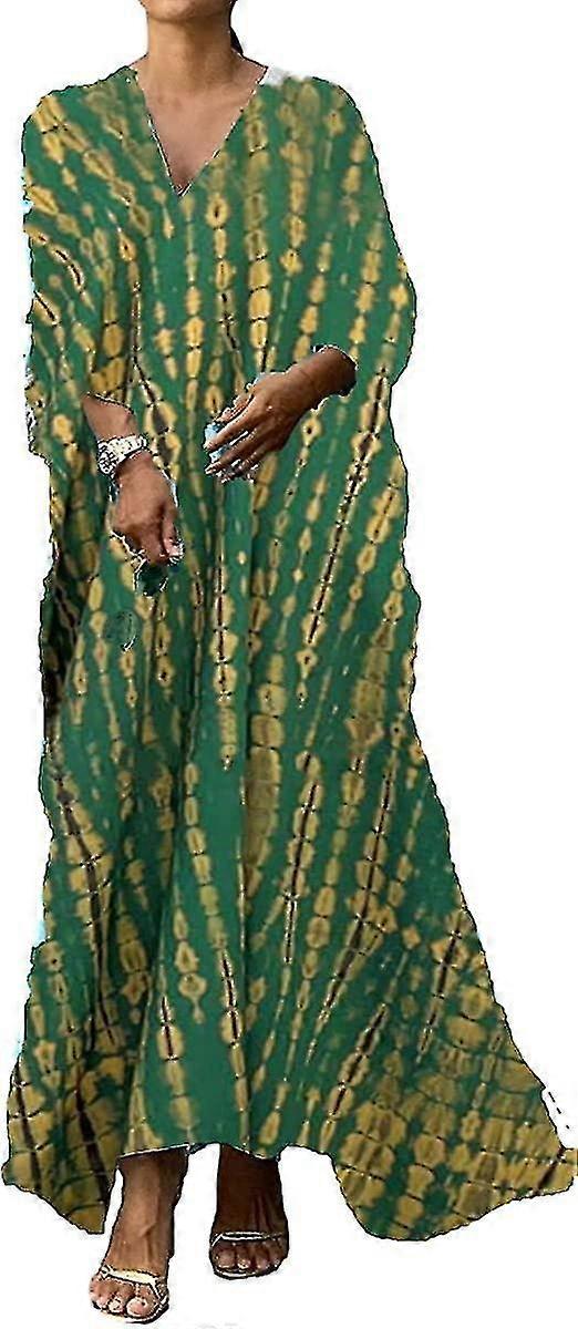 Over Sized Caftans Women's Turkish Caftan Wine Leopard Ethnic Print Plus Size Muslim Kaftans