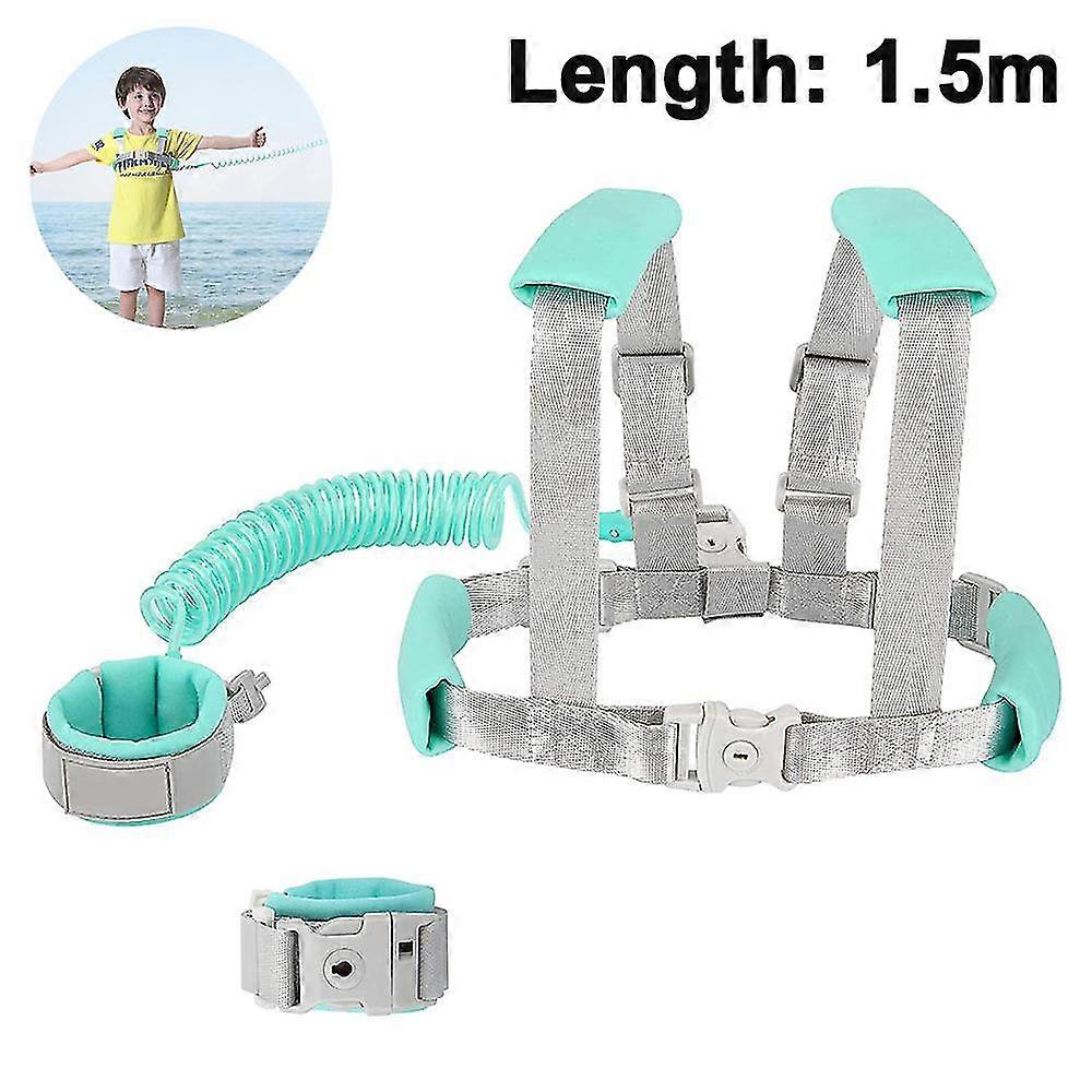 2 In 1 -anti Lost Wrist Link For Toddlers -toddler Harness,baby Leash,leash For Toddlers,wrist Leashes,child Leashes For Toddlers,not Easy To Open Wit