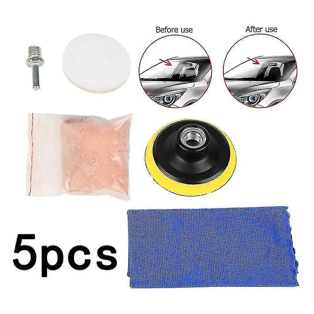 Windshield Polishing Kit Car Rear View Window Glass Restoration Glass Polishing