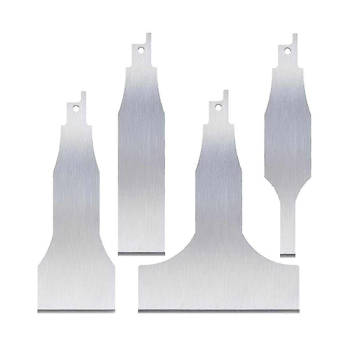 Reciprocating Saw Scraper Blade 4pcs, Blades Recipro Tools As Attachment Accessories And Adapter Fo
