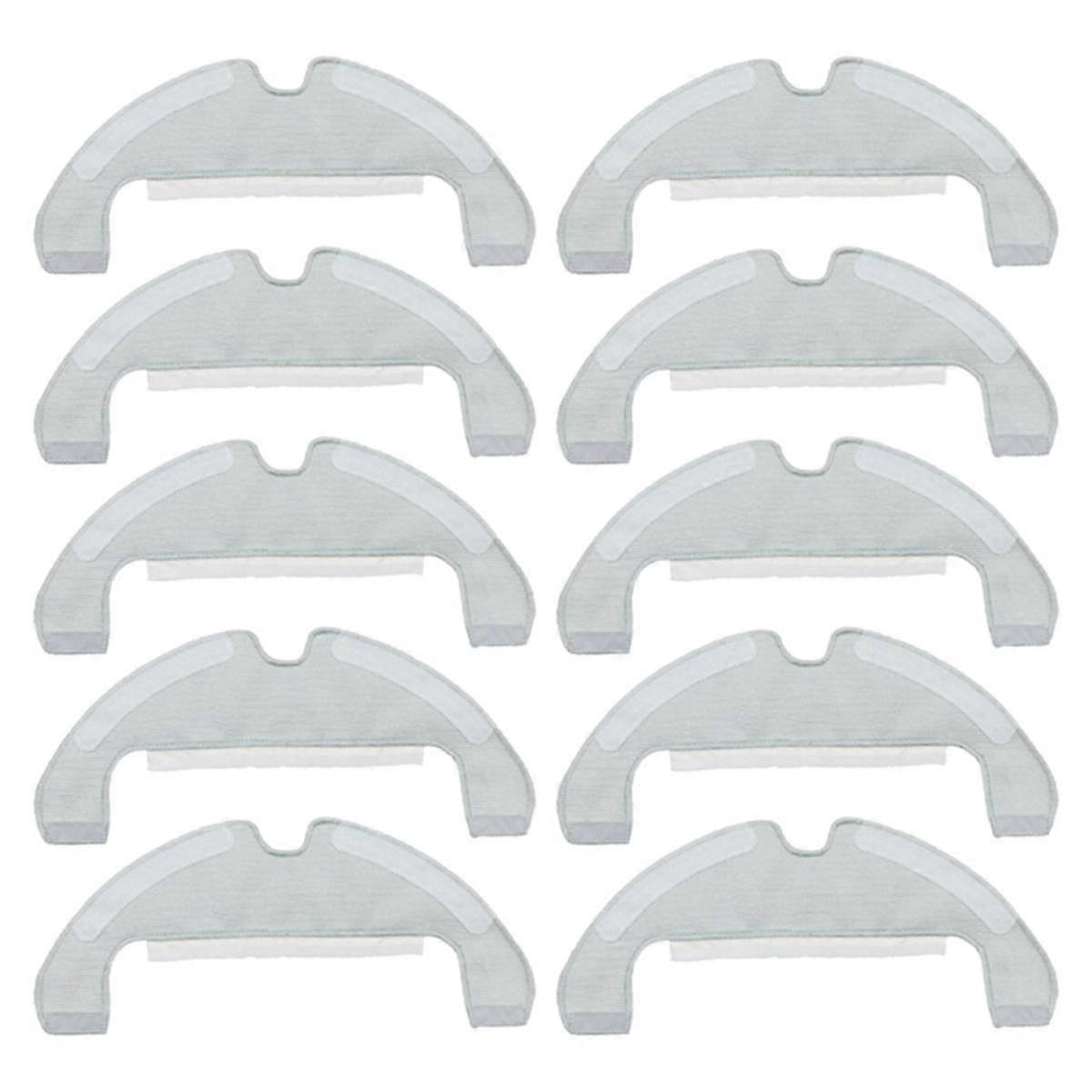 10PCS Mop Cloths for D10s Plus Robot Vacuum Cleaner Replaceable Washable Cleaning Rag