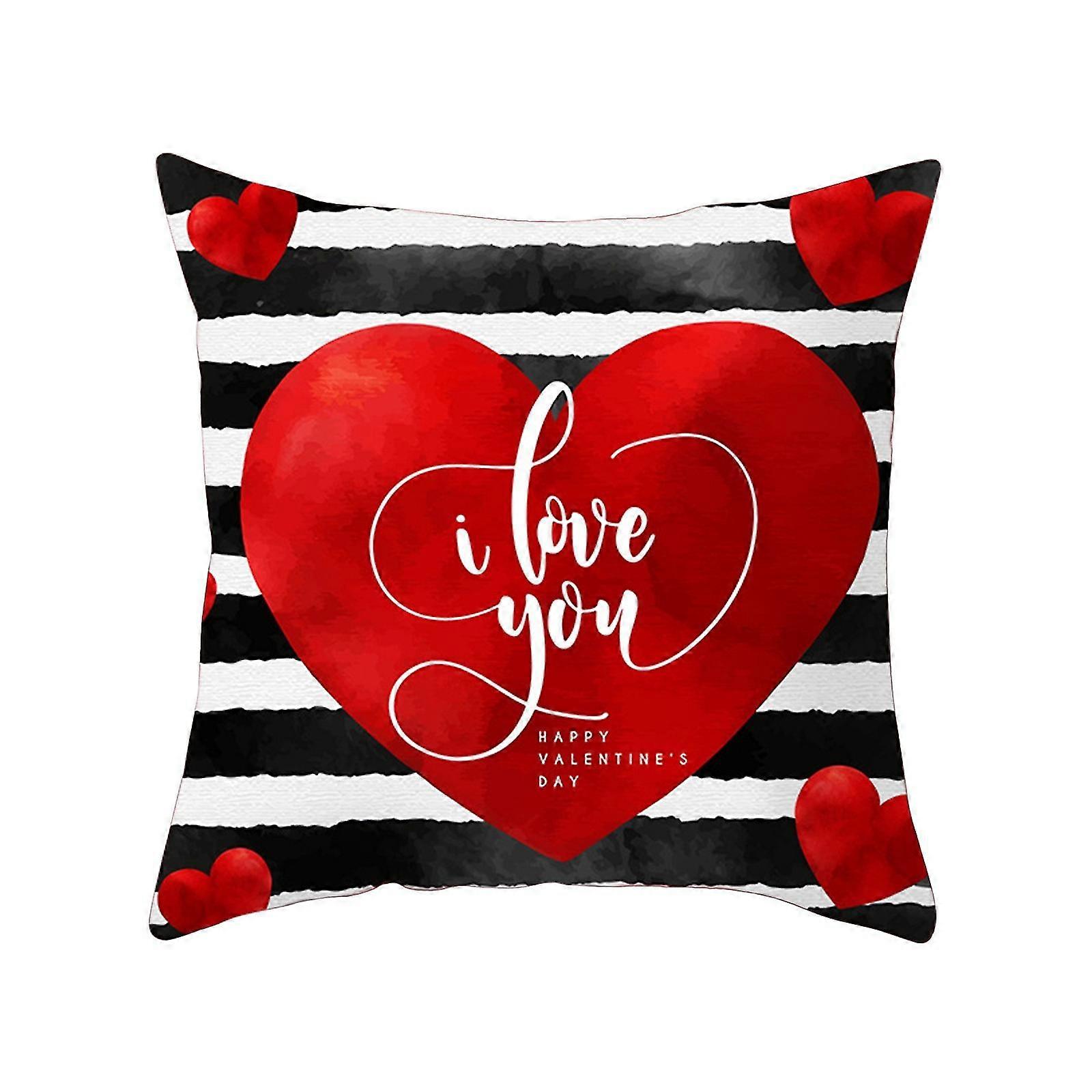 Valentine's Day Pillowcase Decorative Pillow Case Creative Pillow Case