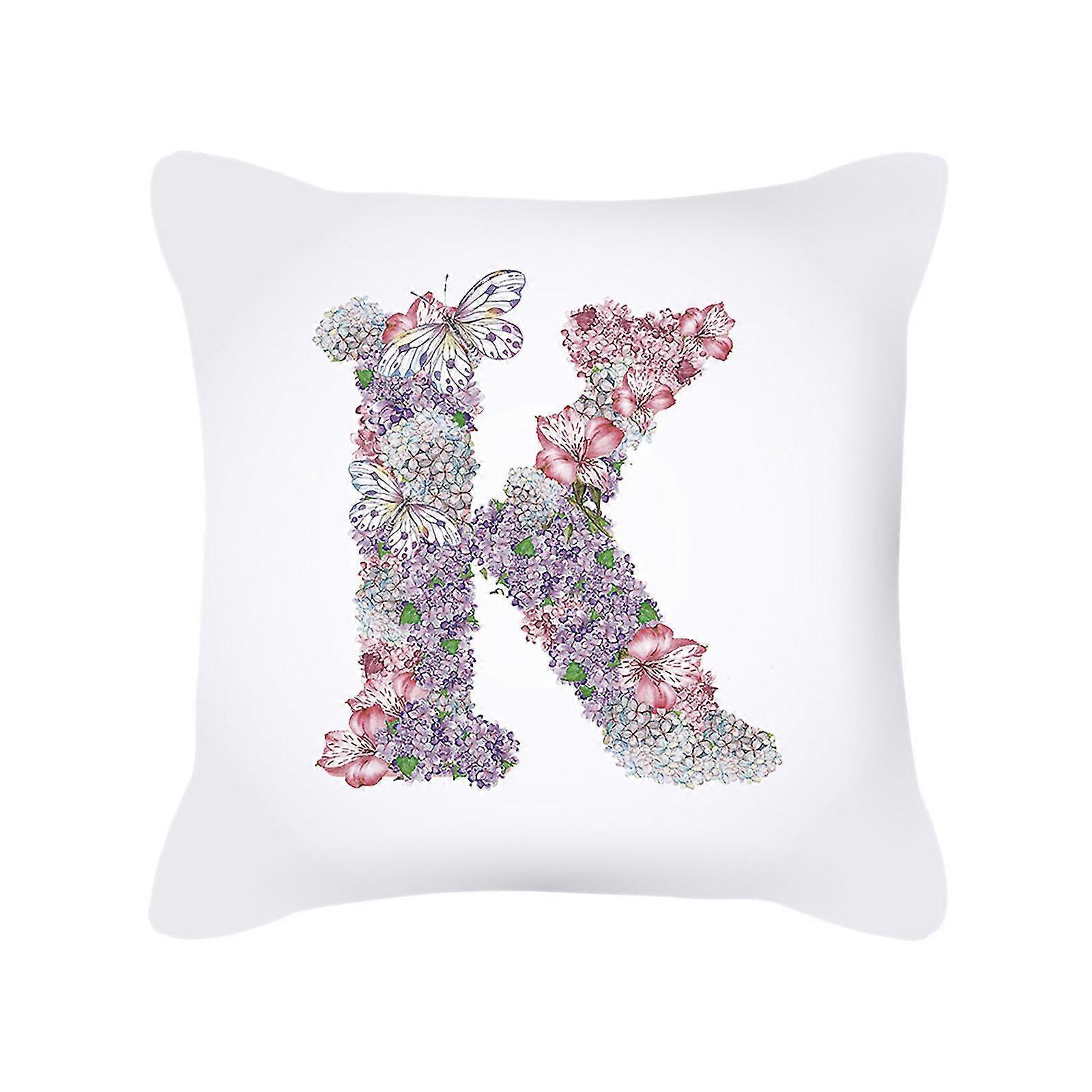 Letter Pattern  Case Sofa Car Cushion Cover  Home Decoration